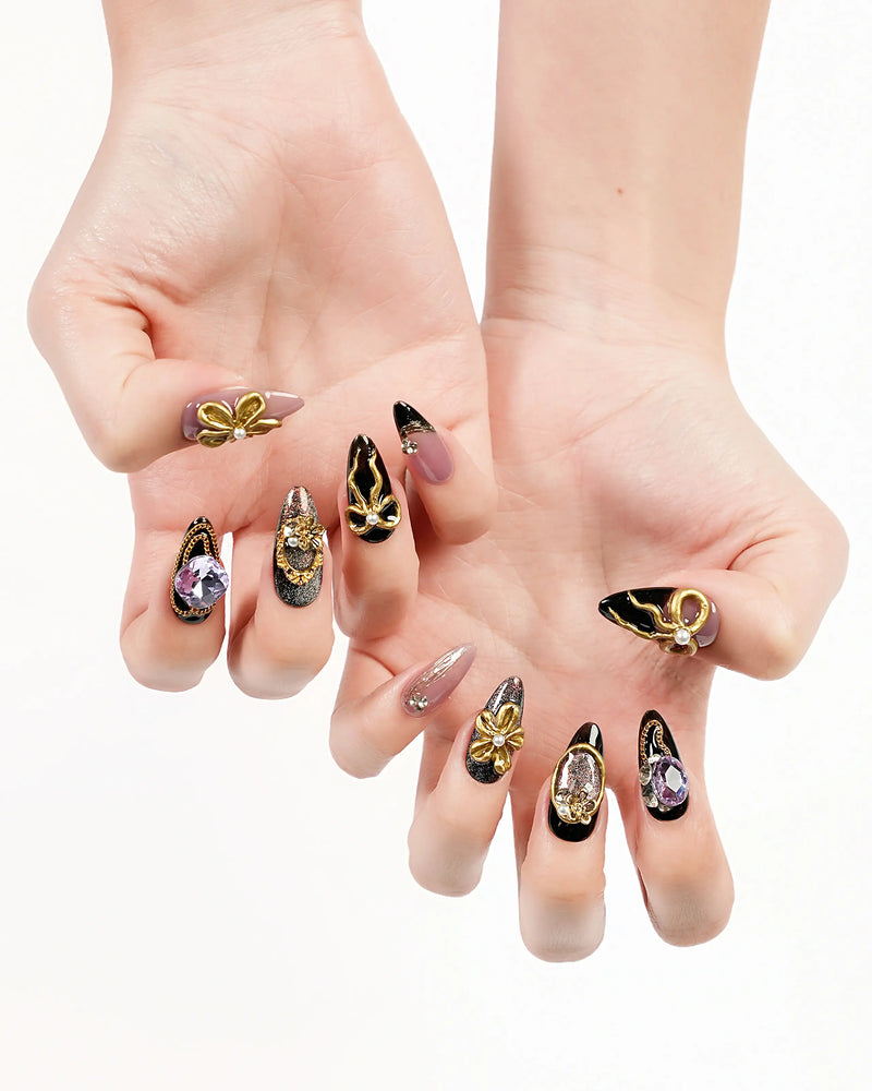 Gilded Purple Bloom