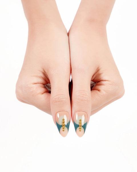 Black Jade Gold Inlay