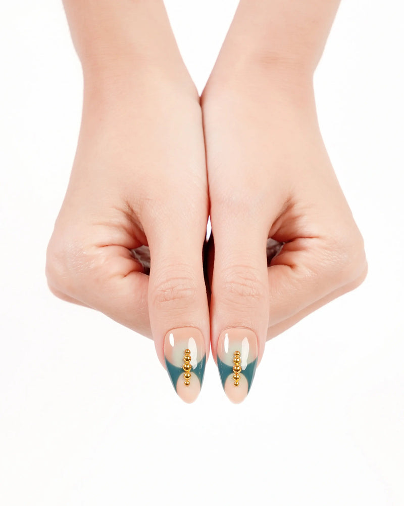 Black Jade Gold Inlay