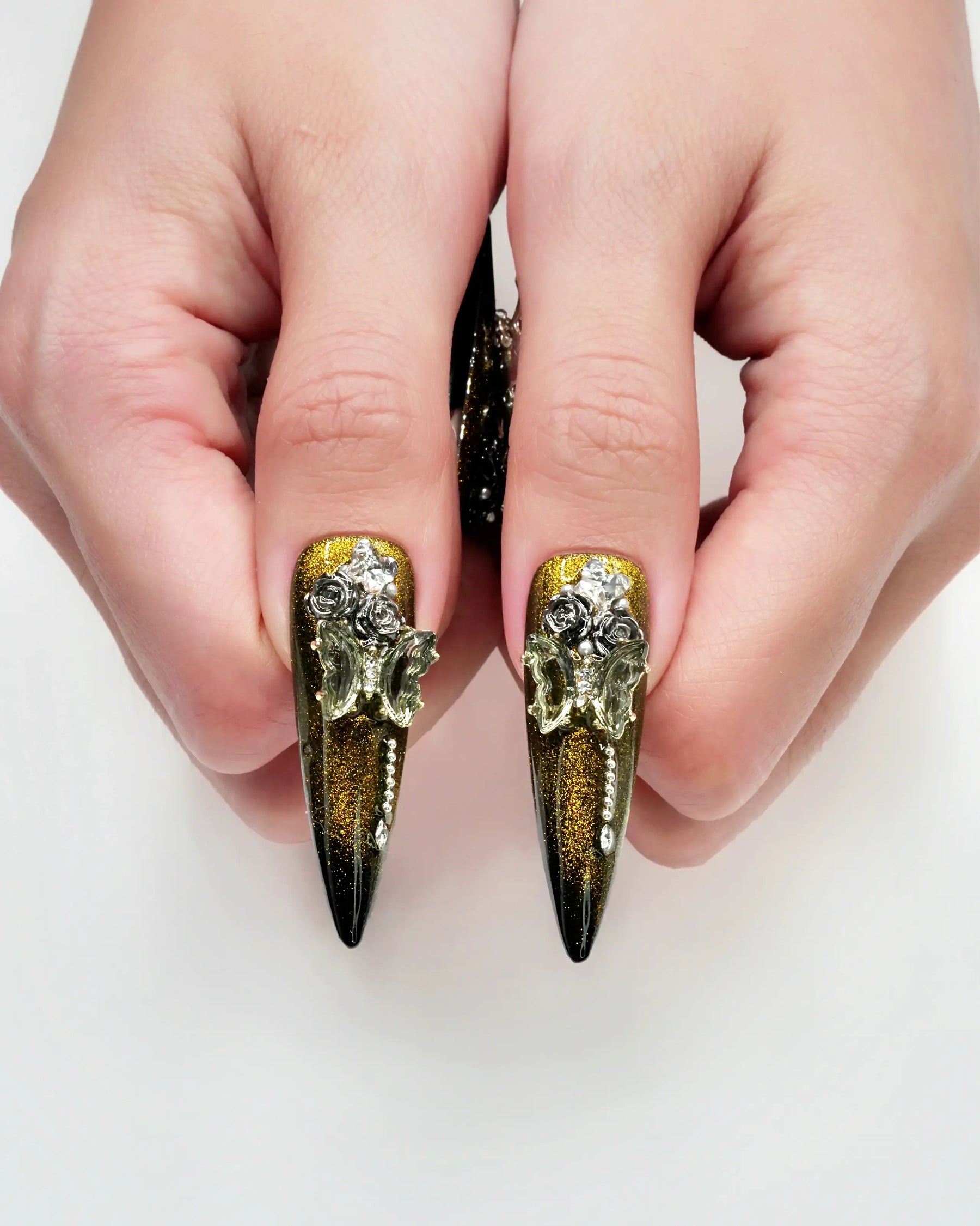 Black-Gold Butterfly