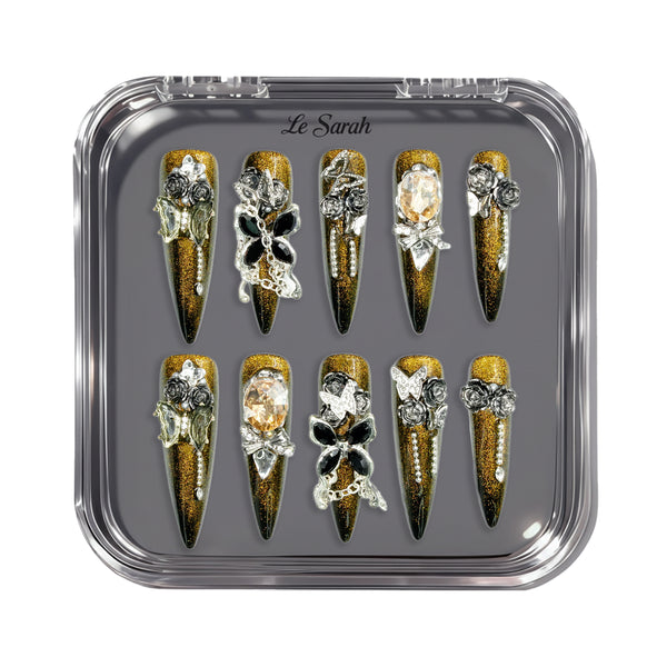 Black-Gold Butterfly