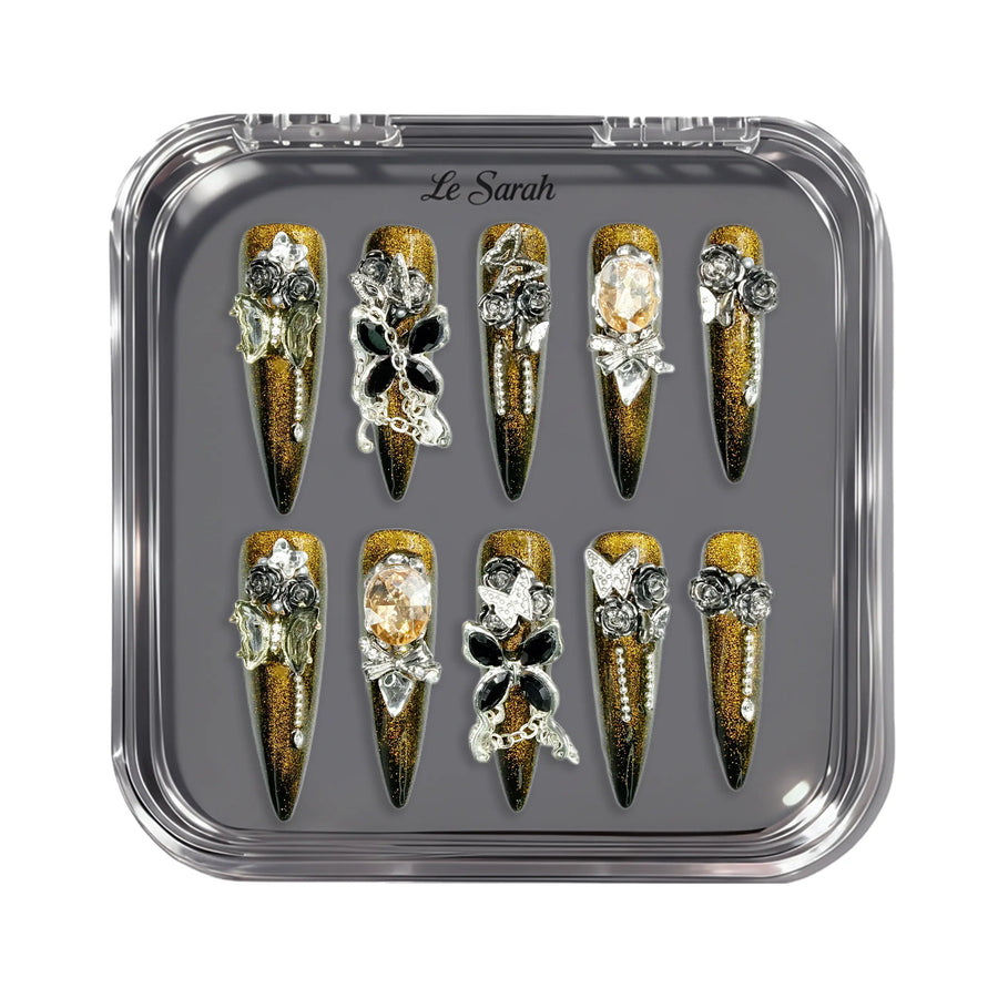 Black-Gold Butterfly