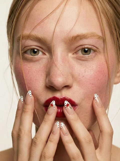 Berry Polka Dot