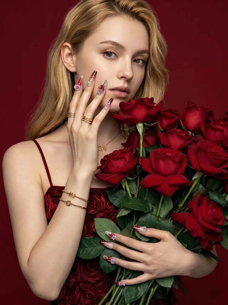 Nocturnal Rose Radiance