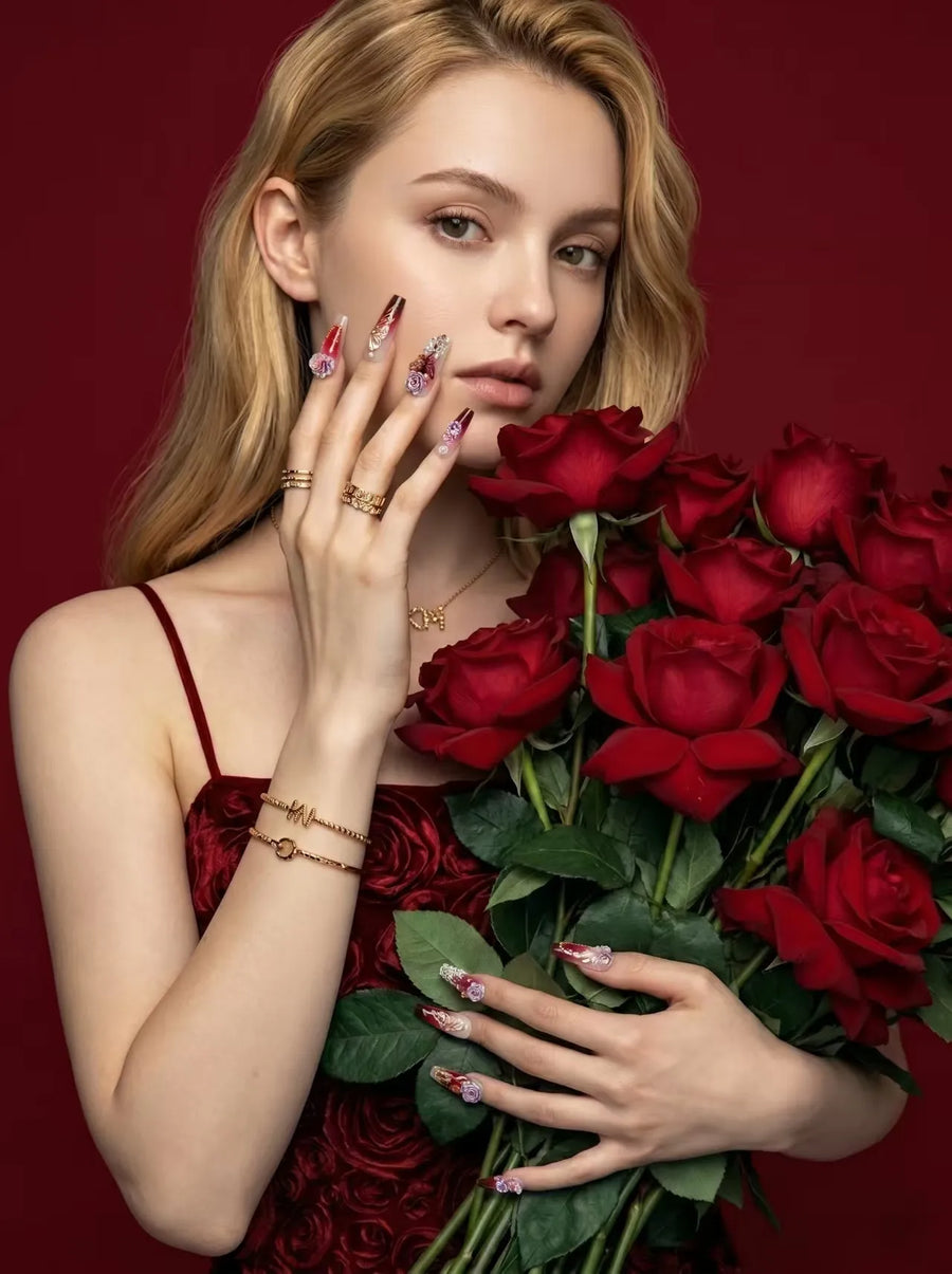 Nocturnal Rose Radiance